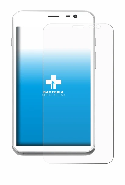 Image of the device Pax CCV Fly A77 with a wide variety of screen protectors.