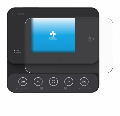 Image of the device ISDT K2Zip with a wide variety of screen protectors.