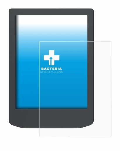Image of the device PocketBook Verse Lite with a wide variety of screen protectors.