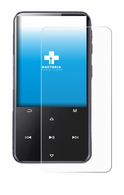 Image of the device AGPtek M3 with a wide variety of screen protectors.
