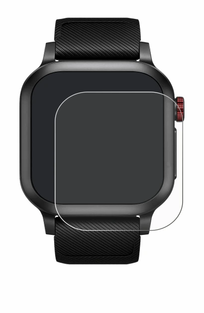 Image of the device Haylou Iron Neo 1.95" with a wide variety of screen protectors.