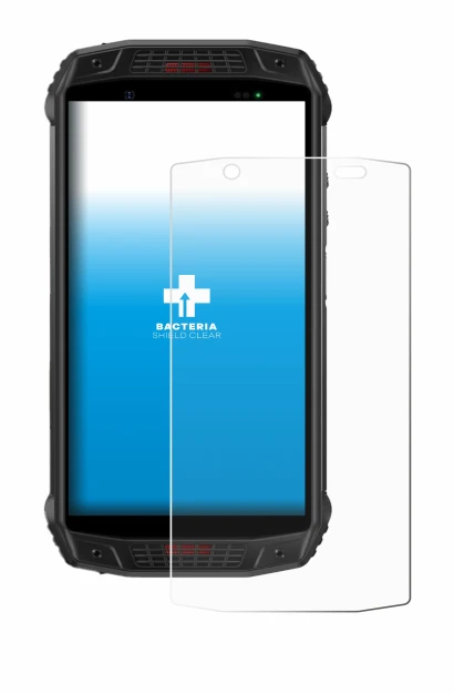 Image of the device Ulefone Armor 15 with a wide variety of screen protectors.