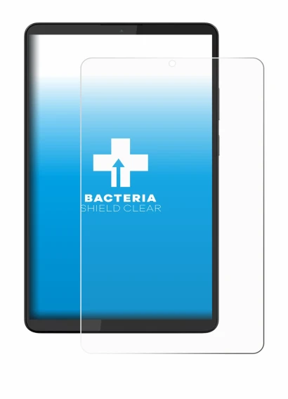 Image of the device Lenovo Tab One 8.7" with a wide variety of screen protectors.