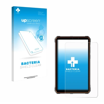 Front side of a product packaging with the brand logo upscreen. Next to it is the device Blackview Active 5 shown with the cor