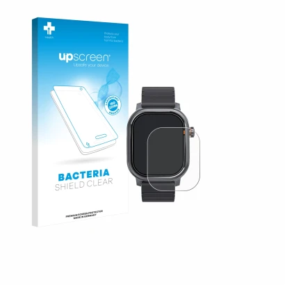 Front side of a product packaging with the brand logo upscreen. Next to it is the device Kospet Pulse shown with the correspon