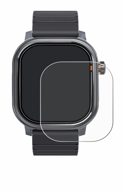 Image of the device Kospet Pulse with a wide variety of screen protectors.