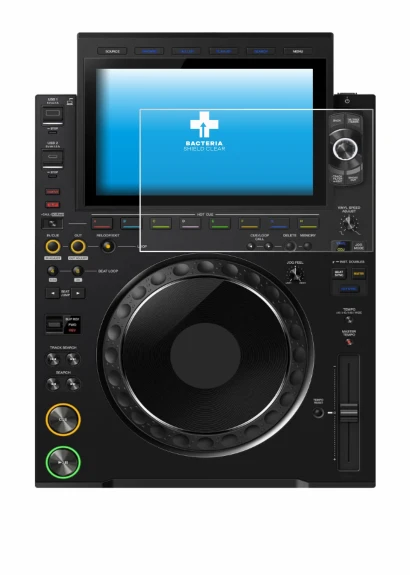 Image of the device Pioneer CDJ 3000X with a wide variety of screen protectors.