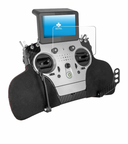 Image of the device PowerBox Systems Core with a wide variety of screen protectors.