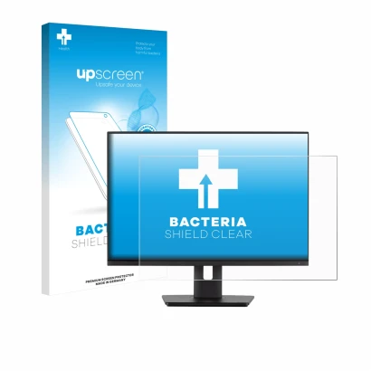 Front side of a product packaging with the brand logo upscreen. Next to it is the device Iiyama ProLite XUB2595WSU shown with 