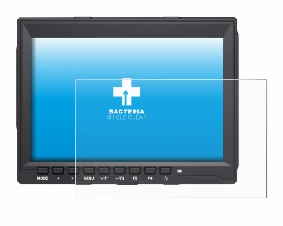 Image of the device Feelworld FW759 7" with a wide variety of screen protectors.