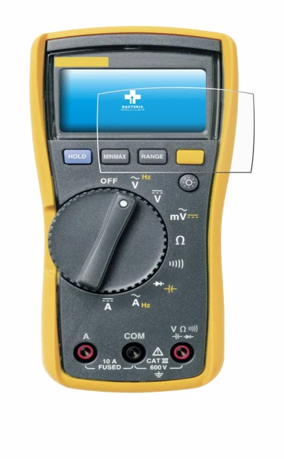 Image of the device Fluke MultiMeter 113 with a wide variety of screen protectors.