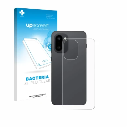 Front side of a product packaging with the brand logo upscreen. Next to it is the device OnePlus 15R (Back) shown with the cor
