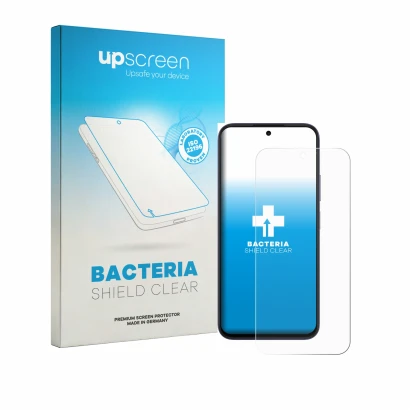 Front side of a product packaging with the brand logo upscreen. Next to it is the device Oppo A6k shown with the corresponding