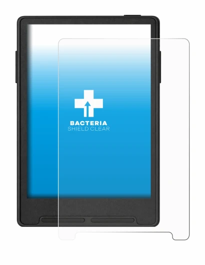Image of the device Xteink X3 with a wide variety of screen protectors.
