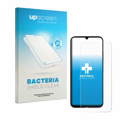 Front side of a product packaging with the brand logo upscreen. Next to it is the device Xiaomi Redmi R70m 5G shown with the c