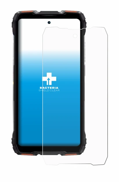 Image of the device Blackview Rock 3 with a wide variety of screen protectors.