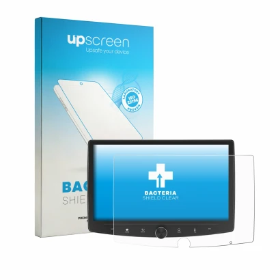 Front side of a product packaging with the brand logo upscreen. Next to it is the device Eonon UX6SK2-PLUS shown with the corr