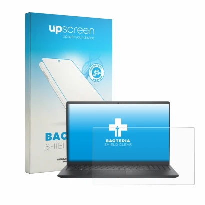 Front side of a product packaging with the brand logo upscreen. Next to it is the device Dell Pro 15 Essential PV15250 shown w