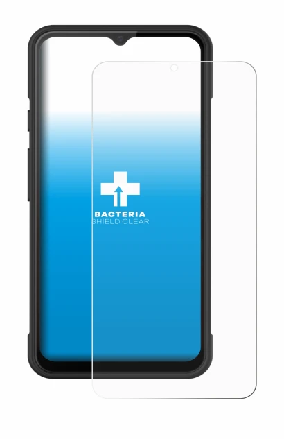 Image of the device iMin Swift 1 Pro with a wide variety of screen protectors.