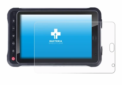 Image of the device Hugerock X72 with a wide variety of screen protectors.