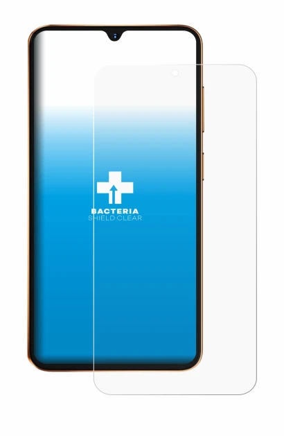 Image of the device Hotwav A17 Pro Max with a wide variety of screen protectors.