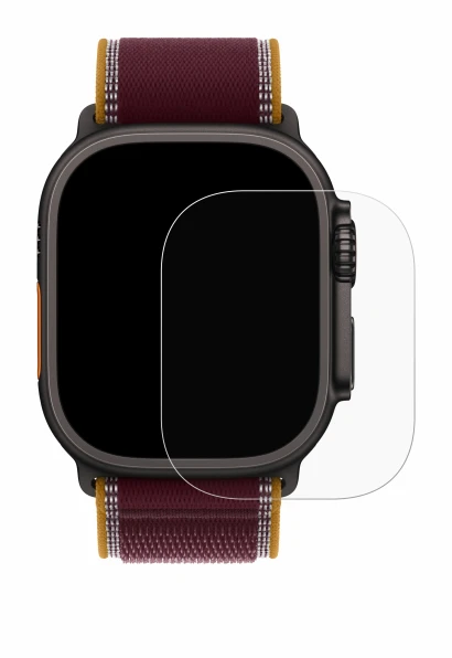 Image of the device Apple Watch Ultra 4 (49 mm) with a wide variety of screen protectors.