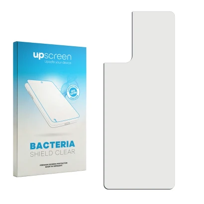 Front side of a product packaging with the brand logo upscreen. Next to it is the corresponding screen protector.