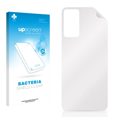 Front side of a product packaging with the brand logo upscreen. Next to it is the corresponding screen protector.