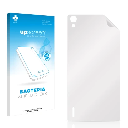 Front side of a product packaging with the brand logo upscreen. Next to it is the corresponding screen protector.