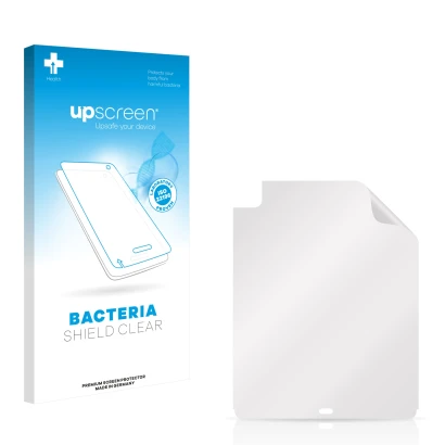Front side of a product packaging with the brand logo upscreen. Next to it is the corresponding screen protector.