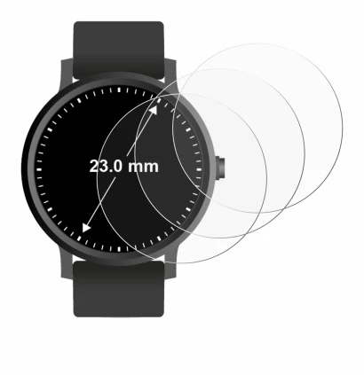 Image of the device Watches (Circular, ø: 23 mm) with a wide variety of screen protectors.