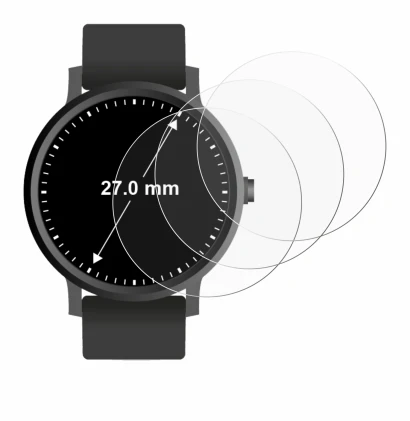 Image of the device Watches (Circular, ø: 27 mm) with a wide variety of screen protectors.