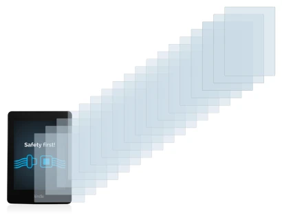 Image of the device Amazon Kindle Paperwhite 2013 with a wide variety of screen protectors.