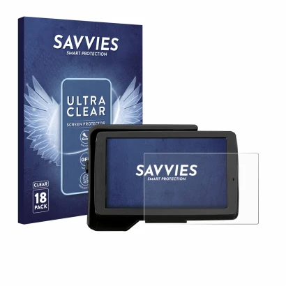 Front side of a product packaging with the brand logo Savvies. Next to it is the device BMW R 1200 GS 2013-2019 Navigator V 5"