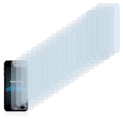 Image of the device Apple iPod Touch (6th. Gen.) with a wide variety of screen protectors.