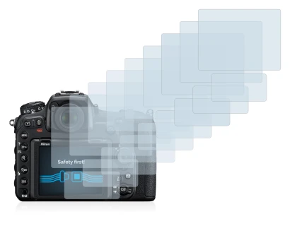 Image of the device Nikon D500 with a wide variety of screen protectors.