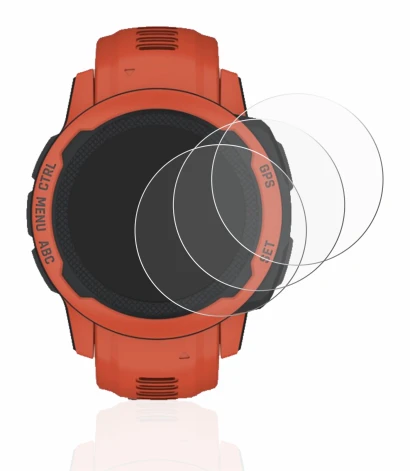 Image of the device Fitbit Charge 2 with a wide variety of screen protectors.