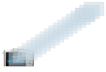 Image of the device Olympus PEN E-PL8 with a wide variety of screen protectors.