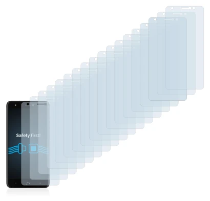 Image of the device BQ Aquaris X with a wide variety of screen protectors.