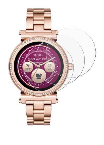Image of the device Michael Kors Access Sofie with a wide variety of screen protectors.
