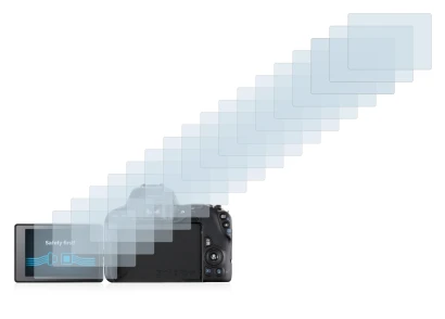 Image of the device Canon EOS 200D with a wide variety of screen protectors.