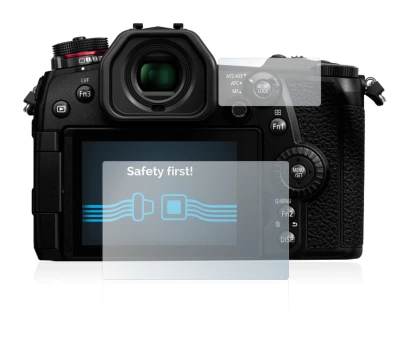Image of the device Panasonic Lumix DC-G9 with a wide variety of screen protectors.