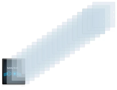 Image of the device Amazon Kindle Oasis 2017 (9th Gen.) with a wide variety of screen protectors.