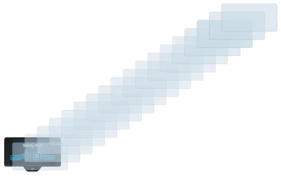 Image of the device Coyote Nav+ 2017 with a wide variety of screen protectors.