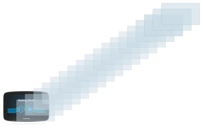 Image of the device TomTom GO Basic 5" with a wide variety of screen protectors.