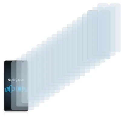 Image of the device Huawei Mate 20 X with a wide variety of screen protectors.