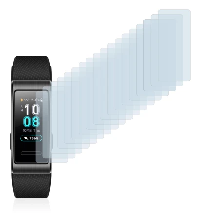 Image of the device Huawei Band 3 Pro with a wide variety of screen protectors.