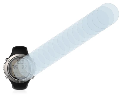 Image of the device Suunto D6I Novo with a wide variety of screen protectors.