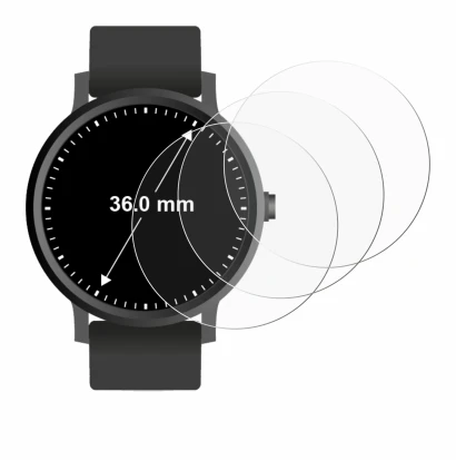 Image of the device Circular Displays (ø: 36 mm) with a wide variety of screen protectors.