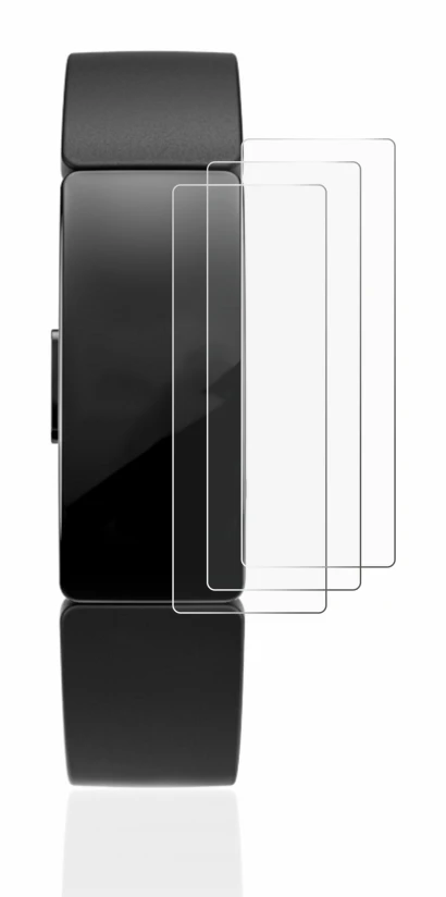 Image of the device Fitbit Inspire HR with a wide variety of screen protectors.
